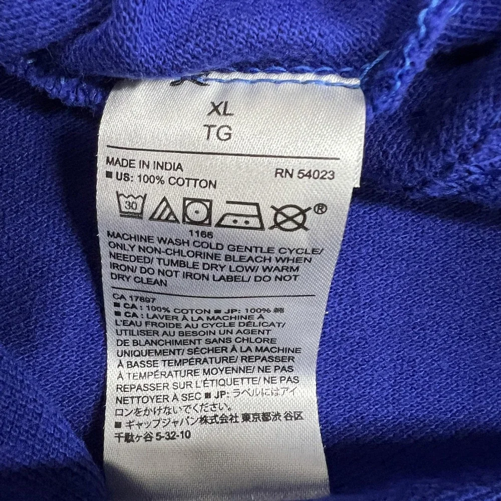 Banana Republic Polo Shirt Mens XL Blue Organic Cotton Pique Colorblock Casual